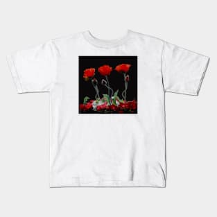 Remembrance poppies Kids T-Shirt